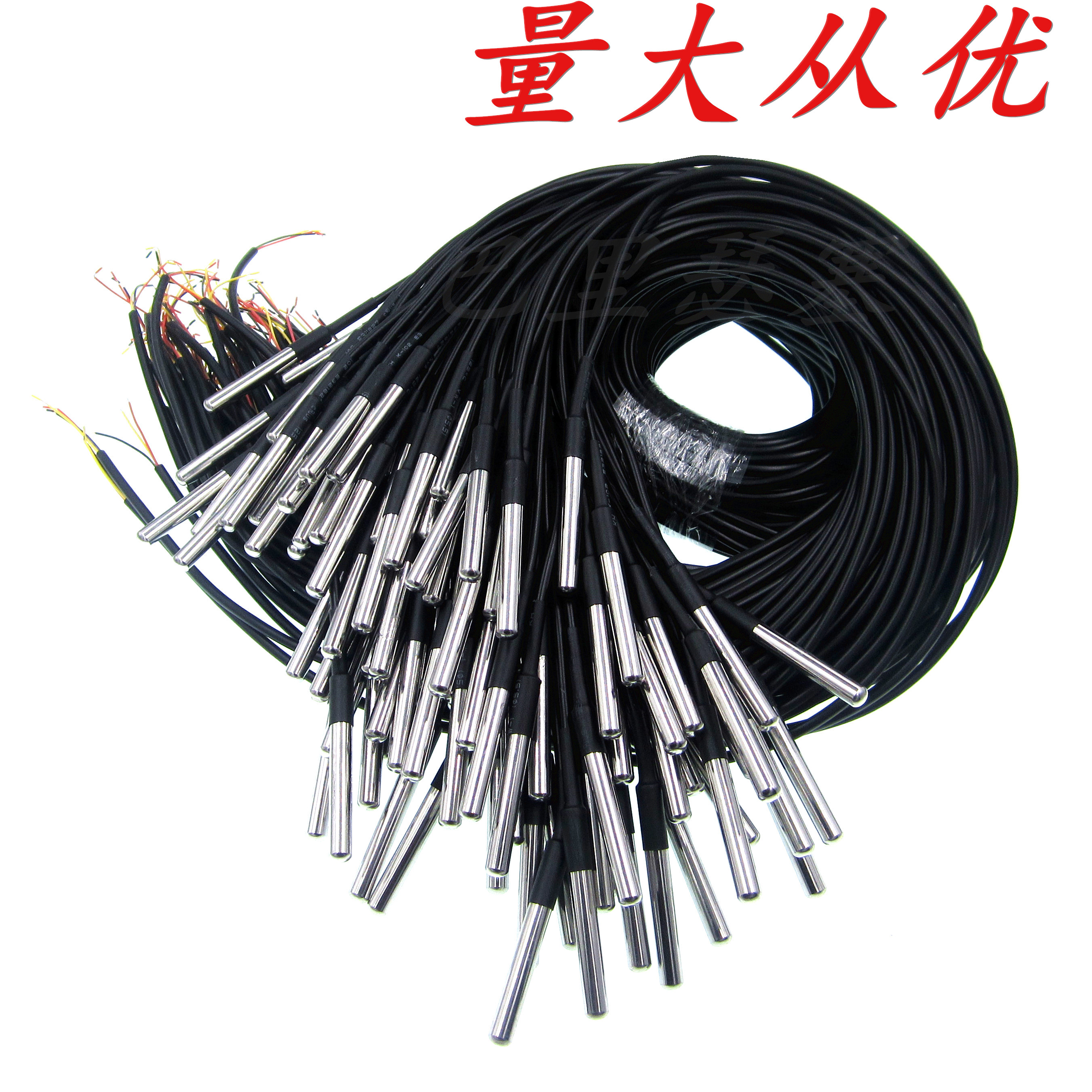 Stainless steel Package Waterproof DS18b20 Temperature Monitor Temperature Sensor 1820(1m)