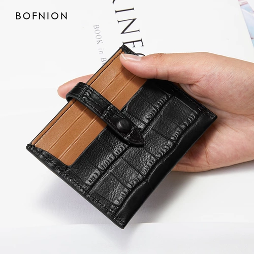 Картхолдер, маленькая ультратонкая сумка через плечо, чехол для водительских прав, маленький кошелек, карточки, из натуральной кожи