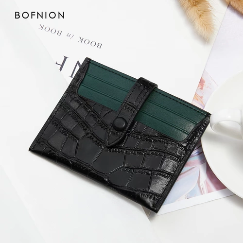 Картхолдер, маленькая ультратонкая сумка через плечо, чехол для водительских прав, маленький кошелек, карточки, из натуральной кожи