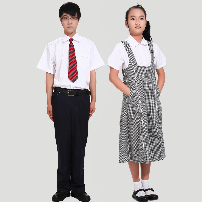 Beautiful O School Uniform Sold Shenzhen Unified High School Students Spring Summer Costume Men's Gown Suit