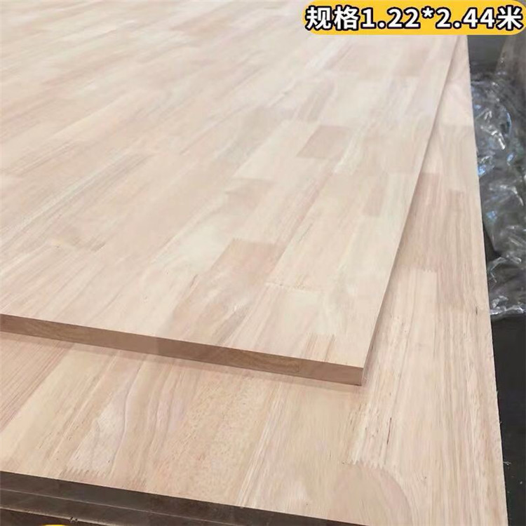 Cheap Tatami Boards, Pure Solid Wood, Cost-Effective Rubber Wood Finger-Jointed Boards, Thai Oak Wood Panels for Wardrobes, Cabinets, and Wall Protection