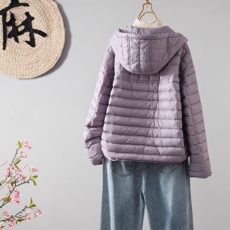 如何挑选合适的文艺秋冬大码连帽棉服？