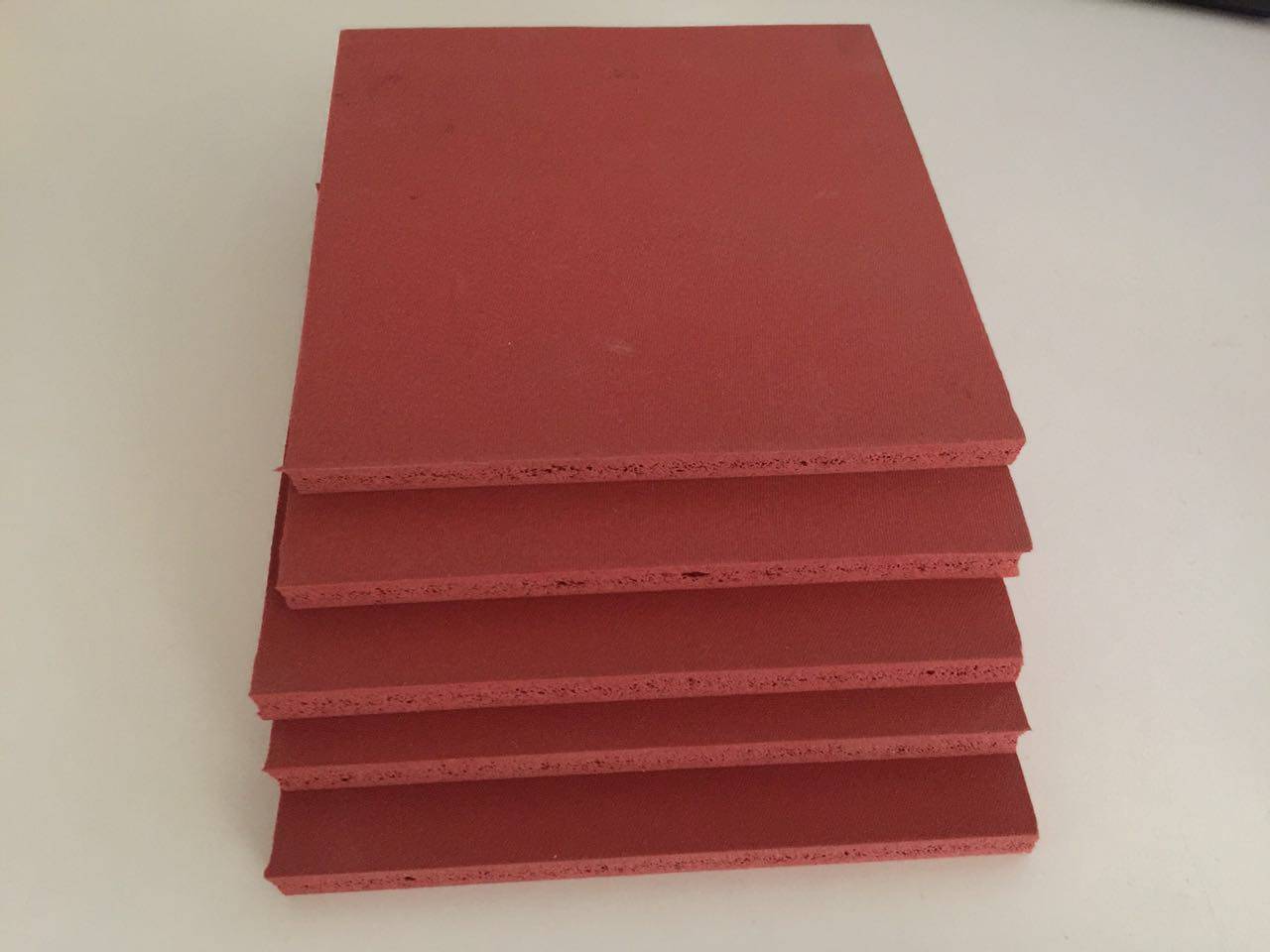 Thermal transfer machine thermal insulation high temperature resistant silicone mat silicone plate transfer heat insulation pad foaming cushion 12 * 12 * 0 5cm