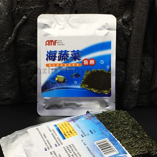 AMF sea fish seaweed feed sea vegetables fish food hanging fairy fish food 12 slices win laver full 10 send clip