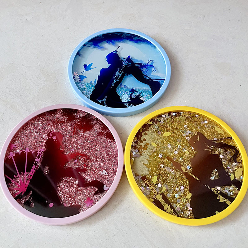 Jianwang 3 genuine colleague authorized Xiaohe produced Jiansan surrounding quicksand coaster ornaments acrylic