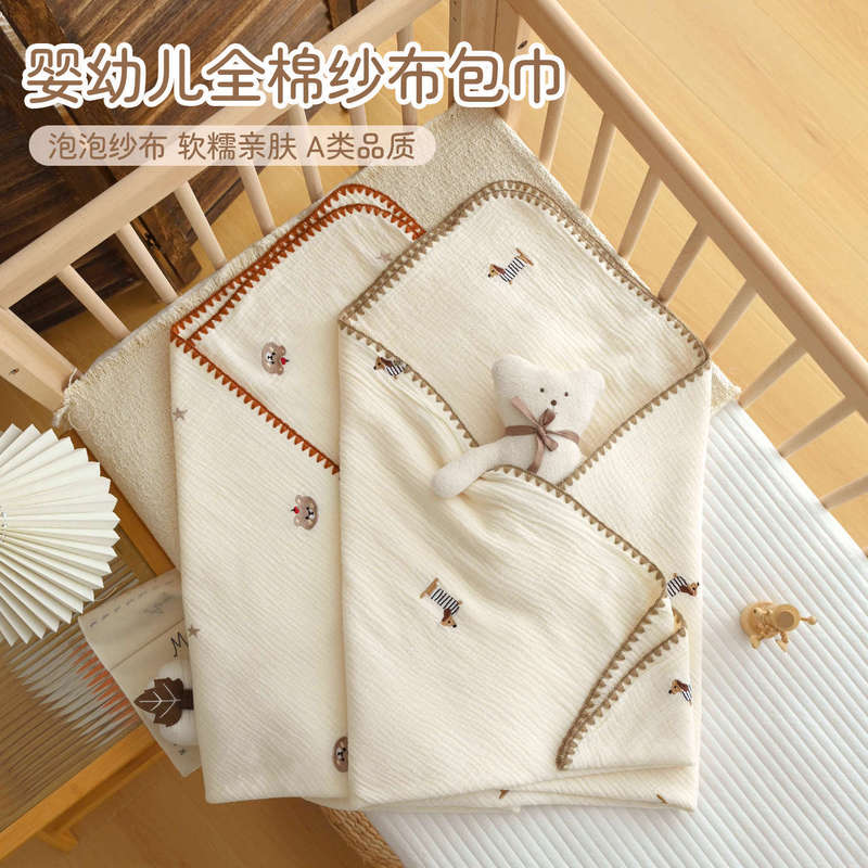 Baby Pure Cotton Swaddle Blanket, Newborn Baby Class a Swaddle Sheet, Six-Layer Gauze Blanket, Children's Multifunctional Bath Towel and Blanket Baby Pure Cotton Swaddle Blanket, Newborn Baby Class a Swaddle Sheet, Six-Layer Gauze Blanket, Children's Multifunctional Bath Towel and Blanket
