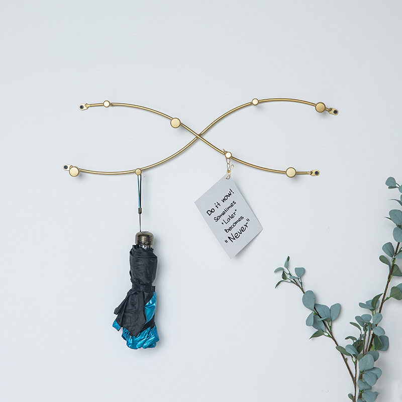 Creative wrought iron hook decoration porch living room key coat hook door bathroom dressing room wall hanging wall hanging