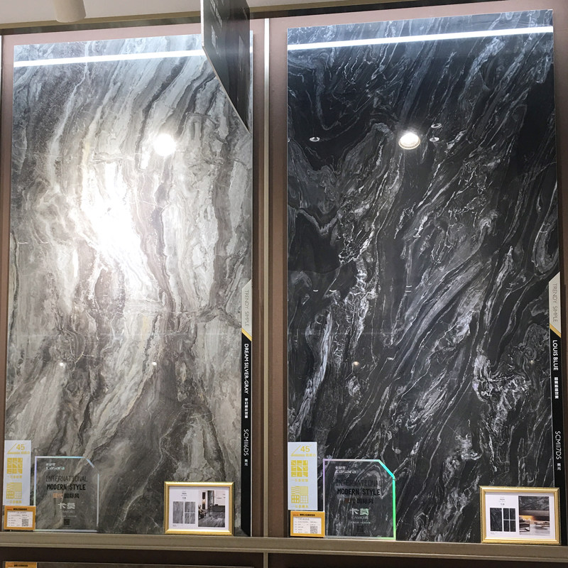 Oceano tile 900X1800 ceramic large slab living room floor tile villa European TV background wall tile kitchen and bathroom