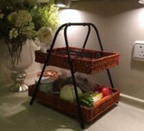 New Pint Table Racks Nordic Style Home Table Top Vegetable Dishes dishes Containing Finishing Deviner Kitchen Vines