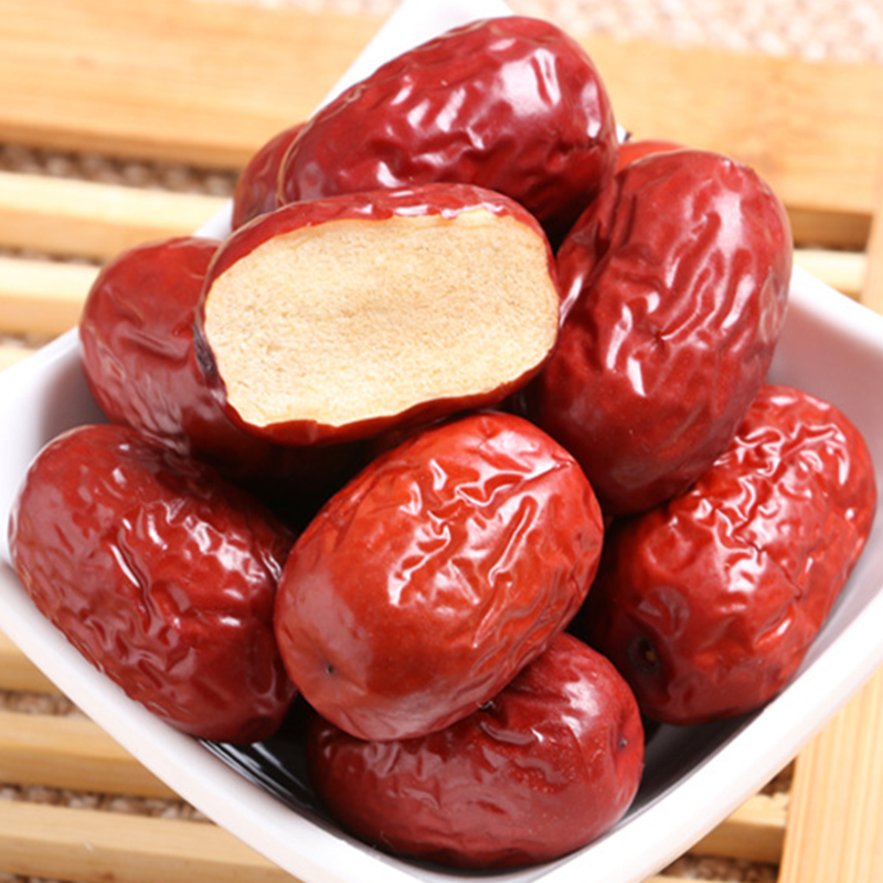 Xinjiang special class Ruoqiang red date red date 500g red date son non and field Aksu ash date dried fruit snack special