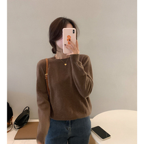 A Sanliang small man in winter with zui beautiful cashmere sweater female high neck collar round neck knitted top
