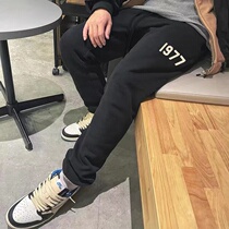 FOG FEAR OF GOD double line ESSENTIALS 1977 niche tide brand American mens autumn and winter long pants