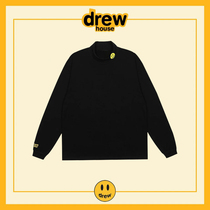 Drew House smiley face niche tide brand American autumn and winter loose mens couple high-neck bottoming shirt long-sleeved sweater