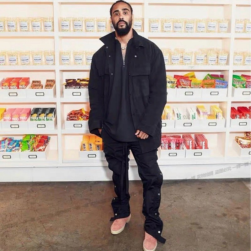 FOG FEAR OF GOD Sixth season of suede small crowdboarder High Street Loose Autumn Winter Thickened Cotton Suit Jacket Man