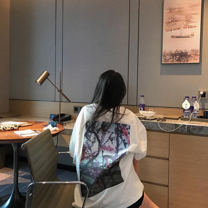 FOG FEAR OF GOD reline ESSENTIALS flower small crowdboarder loose men's pure cotton short sleeve T-shirt