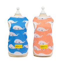 Dog clothesPets spring and summer dress ice wire thin pet clothesPet clothes22 dolphin vest