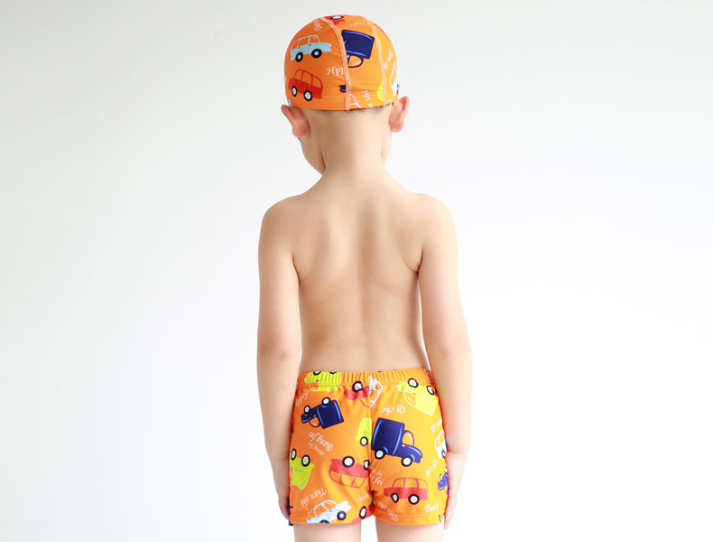 Áp dụng trẻ em quần áo bơi bé trai bơi thân thời trang phim hoạt hình boxer bé bơi thân bé áo tắm bé trai chia bơi thân