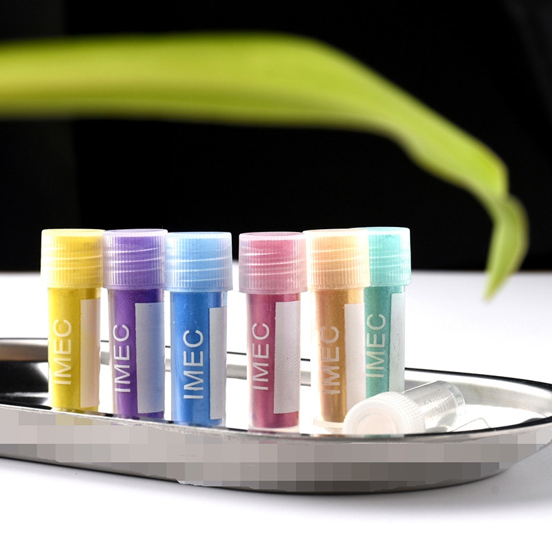 Self-tuning ink DIY2000 mesh gold powder silver powder color ink powder split 2ml glass pen dip pen fountain pen