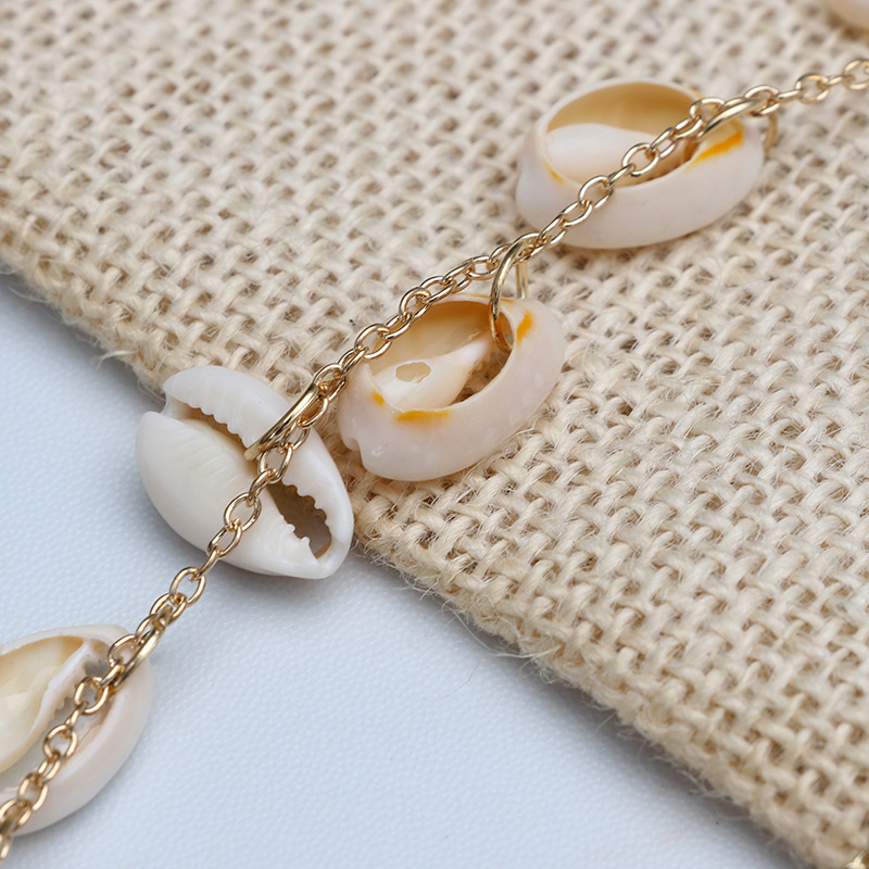 Alloy Fashion Geometric Hair accessories(White shells) NHXW0062-White shells