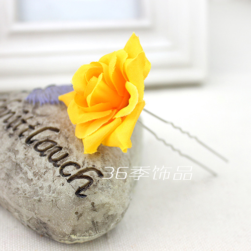 Cloth Simple Flowers Hair accessories(white) NHXW0113-white