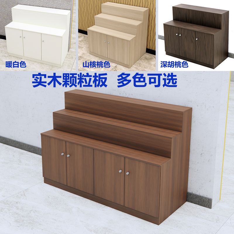 Step-Style Island Display Cabinet, Ladder-Shaped Shelf, Gift Display Stand, Step-Style Flower Display Cabinet, Multi-Layer Display Cabinet