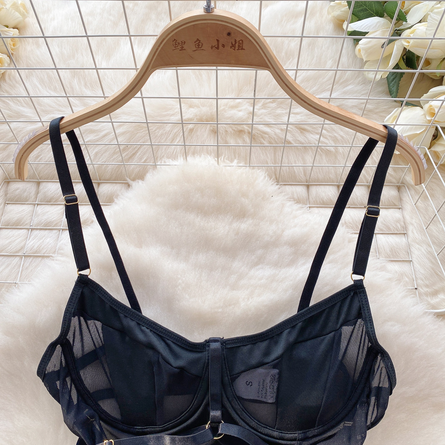 Chill gio Frauen Spitze Body suits Dessous Mode enge einteilige Kombination Cat suits heiße schlanke sexy Mode intime Mesh Stram pler – Detail 6