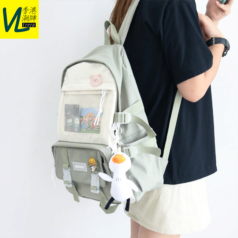 Mori schoolbag backpack rucksack student large-capacity Korean version of Harajuku all-match college ins travel bag female