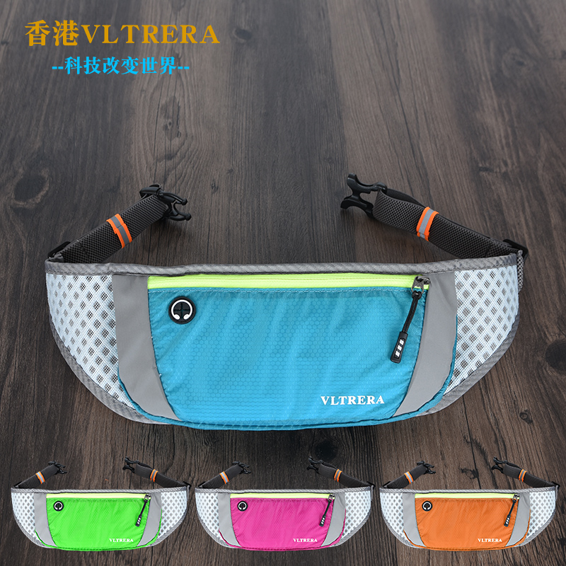 Hong Kong VL fitness women's waist bag men's running mobile phone bag ultra-light waterproof hollow elastic elastic belt bag 7 inch