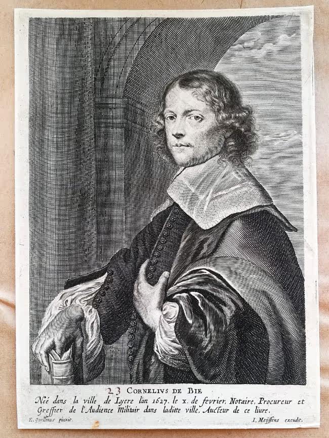 seventeen-century European copper prints page R06BK-The Baroque period poet Cornelis 16cm