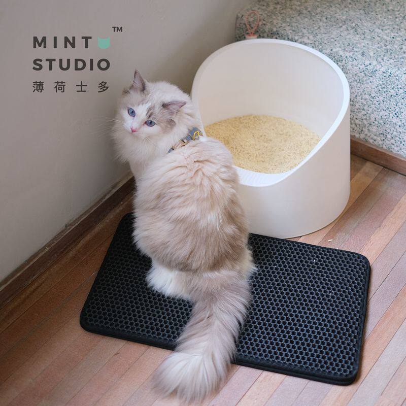 Mint's effective anti-litter cat litter box cat toilet special double-layer cat mat floor mat