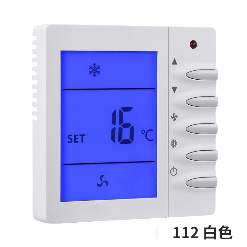 Wire controller YORK YORK LIQUID CRYSTAL THERMOSTAT Central Air Conditioning Triple Speed Switch Ventilator Coil Thermostat panel