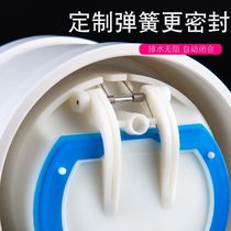 75 110PVC drain pipe check valve anti-odor anti-return check valve bathroom sewer pipe one-way valve