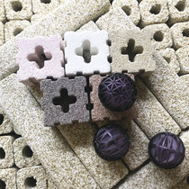 Far-infrared nano-quartz bacterial House mineral light Bonami square brick fish tank filter aquarium filter material biochemical ball