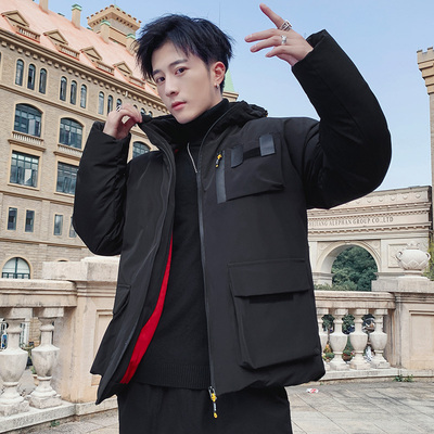 【TAOSO】潮牌加厚羽绒棉袄外套男棉服