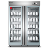 Demax commercial disinfection cupboard UV medium temperature disinfection stainless steel double door vertical hotel restaurant canteen