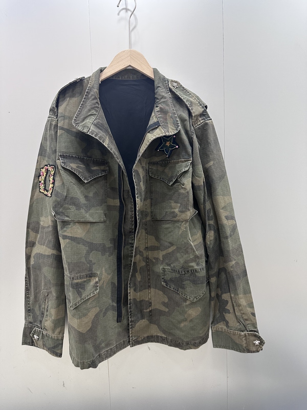 Nanyou Boutique New Korean Style Fashion Versatile Camouflage Workwear Jacket Loose Casual Star Zipper Coat Nanyou Boutique New Korean Style Fashion Versatile Camouflage Workwear Jacket Loose Casual Star Zipper Coat