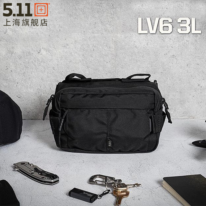 5 11lv6 tactical small bag outdoor waterproof waist bag multi-functional portable bag 511 Messenger chest bag 56702