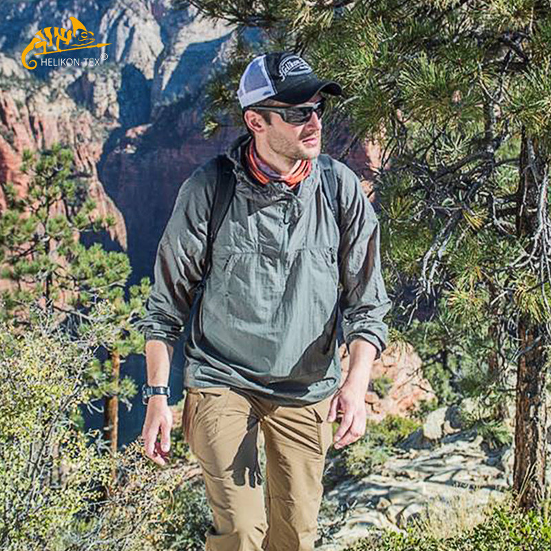 Helikon Helikon wind chaser sun protection clothing men's light and thin can be stored waterproof skin windbreaker war wolf jacket