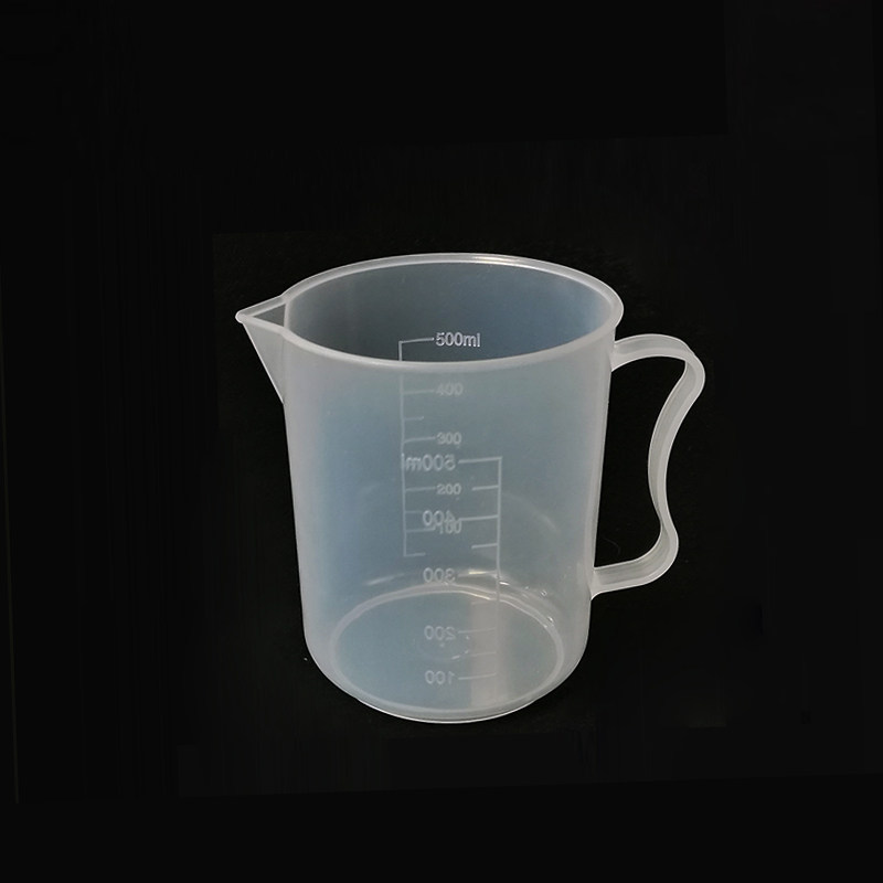 Horticultural Supplies Thickened cup with double scale transparent New plastic fertilization Sprinkle Watering Pot 500ML 1L