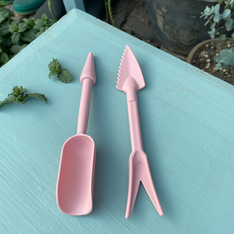 Multi-meat tool Plastics plant Transplanting Seeders Puncher Paving Noodle Spoon Gardening Supplies Two Style Sleeves Filled