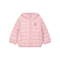 TeenieWeenie Kids Bear Childrens Wear 24 Winter New Male and Female Baby Bear Ear Hooded Lightweight Down Jacket