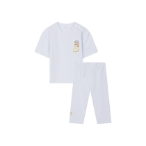 TeenieWeenie Kids 24 summer new baby boy home clothes short-sleeved trousers suit