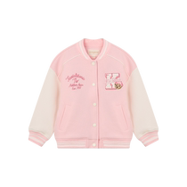 TeenieWeenie Kids Bear Childrens Wear 24 Spring and Autumn New Contrast Color Raglan Baseball Jacket for Boys and Girls