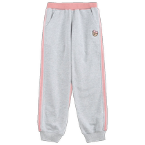 TeenieWeenie Kids Bear Childrens Wear Girls 23rd Spring and Summer Fashion Spliced ​​Knitted Sweatpants