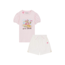 TeenieWeenie Kids Bear детская одежда 24 лета новая милая футболка с пышными рукавами для девочек комплект с шортами