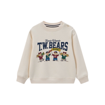 TeenieWeenie Kids Bear Childrens Wear 24 Autumn and Winter New Mens and Womens Baby Round Neck Pullover Plush Sweatshirt