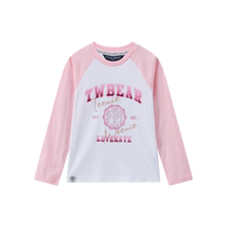 TeenieWeenie Kids 24 autumn new girls casual college style versatile long-sleeved T-shirt