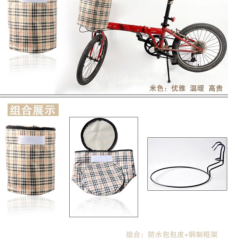 Panier pour vélo en toile - Ref 2260044 Image 12