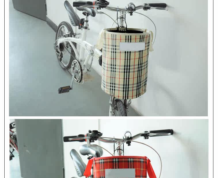 Panier pour vélo en toile - Ref 2258315 Image 10