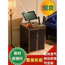 Ktv cabinet stainless steel rose gold karaoke cabinet bar club box amplifier cabinet karaoke cabinet home
